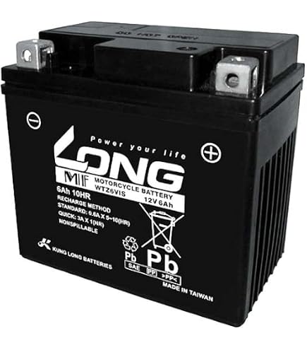 Amazon | ホンダ純正採用 台湾LONGバッテリー WTZ6VIS（液入充電済