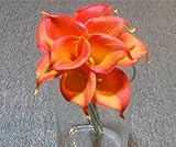 10個入りラテックスシルクフラワーブーケ人工装飾花