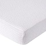 Babies R Us Knit Crib Sheet - Pink Script by Babies R Us