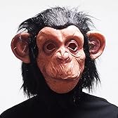 かぶりもの マスク 仮面 お面 面具 なりきり マスク 猿 チンパンジーパンダ 犬 干支 マスク ハロウィン 仮装 宴会 パーティー （サル）