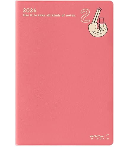 Amazon.co.jp: ミドリ ポケットダイアリー 手帳 2026年 A6