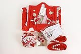 【呉服屋】【被布セット/子供きもの 足袋付き】「花ひめ」3才用 女の子 七五三着物セット フルセット 正月 晴れ着 お祝い かわいい 三歳 祝着 女児 お雛様 ひな祭り ブランド メール便不可 化粧箱