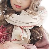 ノーブランド　マフラー　子ども キッズ　スカーフ　保温 通学 通園　防寒マフラー ふわふわ 可愛い 防寒対策　ファッション 誕生日 クリスマスプレゼント　ベビー　 女の子 男の子　秋冬春　男女兼用