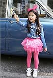 多層チュチュスカート付きレギンス スカッツ「子供服 女の子/キッズ/子ども/子供/レギンス付きスカート/チュールスカート/チュチュ (90CM)
