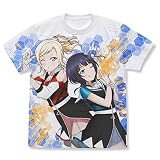 二次元コスパ ラブライブ!虹ヶ咲学園スクールアイドル同好会 DiverDiva フルグラフィックTシャツ WHITE Sサイズ 綿製