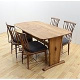 北欧風 4人掛け用 ダイニング5点セット ブラウン