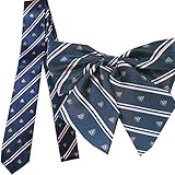 （リボン）（ネクタイ）王冠リボン＆ネクタイ　ネイビー