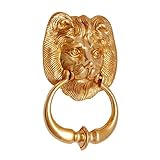 Adonai Hardware Lioness Brass Door Knocker