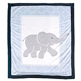 Luvable Friends Blanket with Sherpa Backing, Elephant by Luvable Friends
