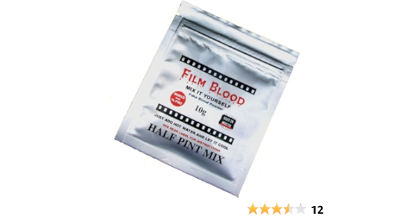Amazon 英国 口中安全 舞台用 血のり粉末 10g 284ml コスプレ 仮装 通販