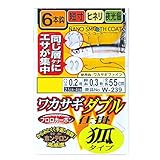 がまかつ(Gamakatsu) ワカサギダブル 6本仕掛 狐タイプ W239 1.5-0.2.