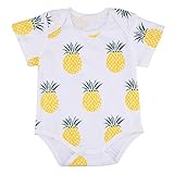 Junda　ベビー服 夏 ロンパース 半袖ベビ パジャマ 肌着 綿