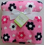 Baby Starters White Baby Blanket Flower and Heart [並行輸入品]