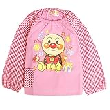 アンパンマン スモック ベビー キッズ 子供用 ベビーエプロン キッズエプロン ピンク 95cm