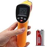 Valuetomレーザー非接触デジタル赤外線温度計ガン正確な温度の車、ベビー、料理、食品、BBQ、グリル HMNK0003XX