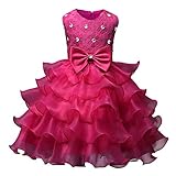 Domybest子供服 女の子 ワンピース　フォーマル　子供ドレス　プリンセスドレス フォーマルドレス　フラワーガール　キッズドレス　ガールズ　ベビー ワンピース 　ノースリーブ 春 夏 パーティー　