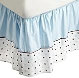 American Baby Company Fashion Crib Skirt, Blue Dots by AMIS7 (English Manual)