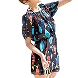 チュニック付き スイムウェア おしゃれ マタニティ 水着 ビキニ 妊婦 ふくよか Awesome！！オリジナルエコバッグセット 2018[Awesome!!] (ブラック, L)