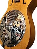 FEATHER TRICONE METAL BODY RESONATOR GUITAR Flexible MICRO-Gooseneck by Myers pickups