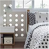 Owl Hills Wall Stickers: Polka Dots White 4 50 Count [並行輸入品]