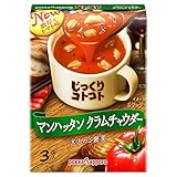 ポッカサッポロ じっくりコトコトスープ マンハッタンクラムチャウダー 3袋入×5箱