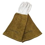 Nataly Osmann ガーデングローブ 園芸用手袋 バラ手袋 植栽手袋 園芸作業 防護グローブ 果物狩り 防護手袋 滑り止め (1 ペア)