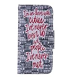 UNEXTATI iPhone 5 / iPhone 5s ケース 手帳型ケース 高品質 PUレザー カードホルダー 耐衝撃 全面保護 防塵 スタンド機能 付き Apple iPhone 5ケース i