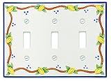 Atlas Homewares 3160-LTT Elba 4-7/8-Inch by 6-3/4-Inch Triple Toggle [並行輸入品]