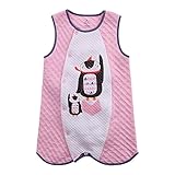 （ディゾン）dizoon パジャマ ベビースリーパー キッズ服 女の子　マイクロフ ァイバー 暖かい生地 寝袋スリーパー 保温ブランケット ピンク