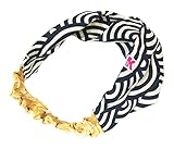 KILLYEDNA(キリィエドナ) ヘアターバン (青海波・ネイビー)