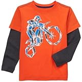 クレイジーエイト Crazy 8/ モーターサイクル ティ キャロット トップス長袖Tシャツ XS【並行輸入】