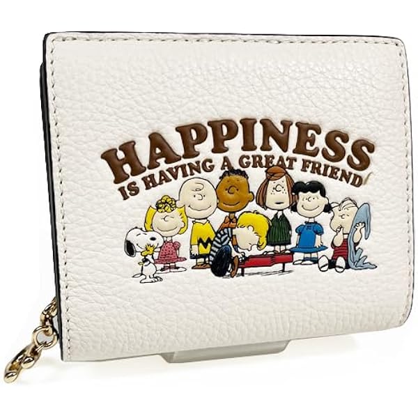 新品・未使用ホワイトCOACH スヌーピー 二つ折り財布白 Amazon | [コーチ] COACH X PEANUTS コーチ x スヌーピー コラボ 財布