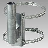 【384-94】カーブミラー取付用金具 電柱取付金具