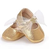Tovadoo ベビーシューズ スリッポン プリンセス 女の子 秋冬 星柄 リボン ダンス 歩行練習 柔らかい ギフト 0-18ヶ月