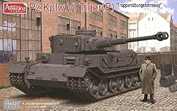 アミュージングホビー 1/35 ドイツ軍 重戦車 ティーガー (P) プラモデル AMH35A023