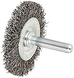 Firepower 1423-2101 Circular Type Crimped Wire Wheel Brush with 2-Inch Diameter and 1/4-Inch Shank [