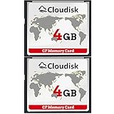 Cloudisk 2Pack Compact Flash Card (4GB)