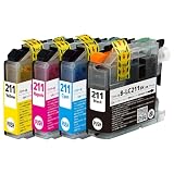 brother ブラザー LC211-4PK (BK/C/M/Y)【4色】 互換 インクカートリッジ 211 LC211 インク 純正と併用可能 (DCP- J968N J963N J962N J767N J762N J567N J562N /MFC- J887N J880N J990DN J990DWN J900DN J900DWN J830DN J830DWN J730DN J730DWN)