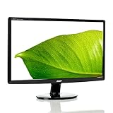 Acer S201HL bd 20 インチ ワイド超薄型 LED ディスプレイ - ブラック