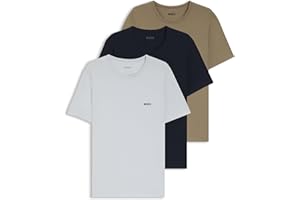 BOSS Men's 3-Pack Crew Neck Cotton Jersey T-Shirts