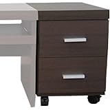 家具工場直販 家具ファクトリー ロータイプ ワゴン 単品 幅30cm 日本製 (ブラウン[高級素材・木目])