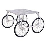 ハラックス 楽太郎 アルミ製 収穫台車 RA-200 [エアータイヤ]