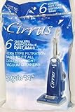 Genuine Cirrus Style A Upright Hepa Bags - 6 Pack