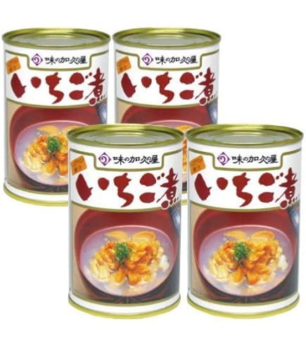 Amazon | ウニとアワビの潮汁 元祖いちご煮 415g×3缶セット 【味の加久