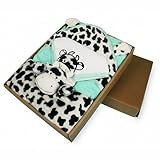 TYGJ ベビー服　肌着　オーガニックコットン　ナチュラル　新生児豪華 コンビセット 入退院マストアイテム　出産祝い　おしゃれ　 有機栽培綿100％　 ハンカチ＆毛布＆よだれかけ1枚　牛