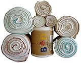 Organic Hempフリース毛布 Throw ブラウン
