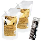 特別セット Fプロテクト ヘアシャンプー リッチ 1000ml 詰替え用 2個セット & トリートメントコーム付