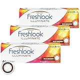 アルコン フレッシュルックデイリーズ イルミネート 1箱30枚入 3箱 【カラー】リッチブラウン 【PWR】-1.00