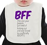 Bff The One Your Parents ネクタイを有する有機ビブ Medium