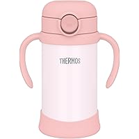 サーモス まほうびんのベビーストローマグ 飲み口とパッキンが一体 350ml ピーチ 保冷専用 FJT-350 PCH